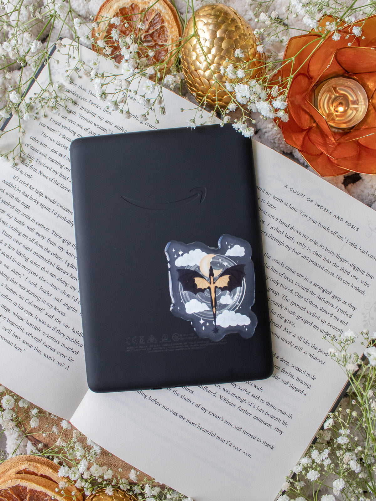 Fourth Wing | Violet's Signet Kindle / Phone Grip