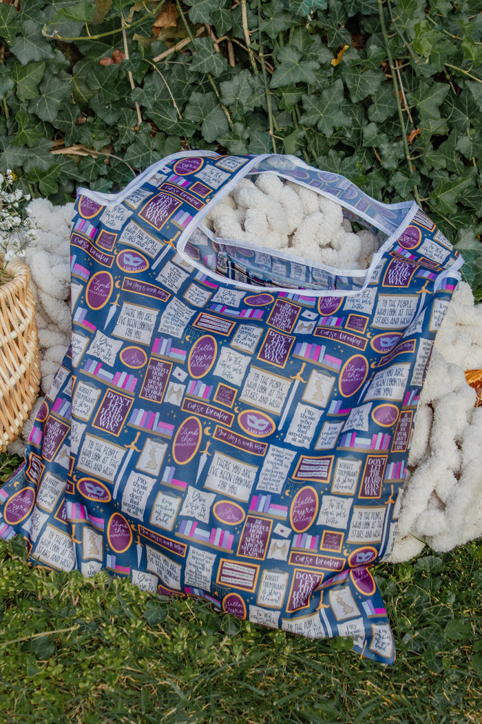 ACOTAR Quote Wall Reusable Tote Bag