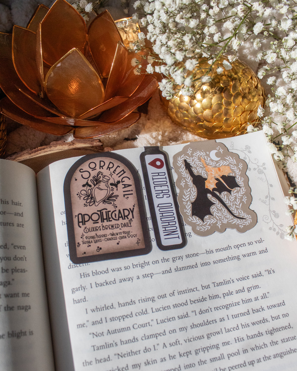 Fourth Wing | Magnetic Bookmarks Set of 3