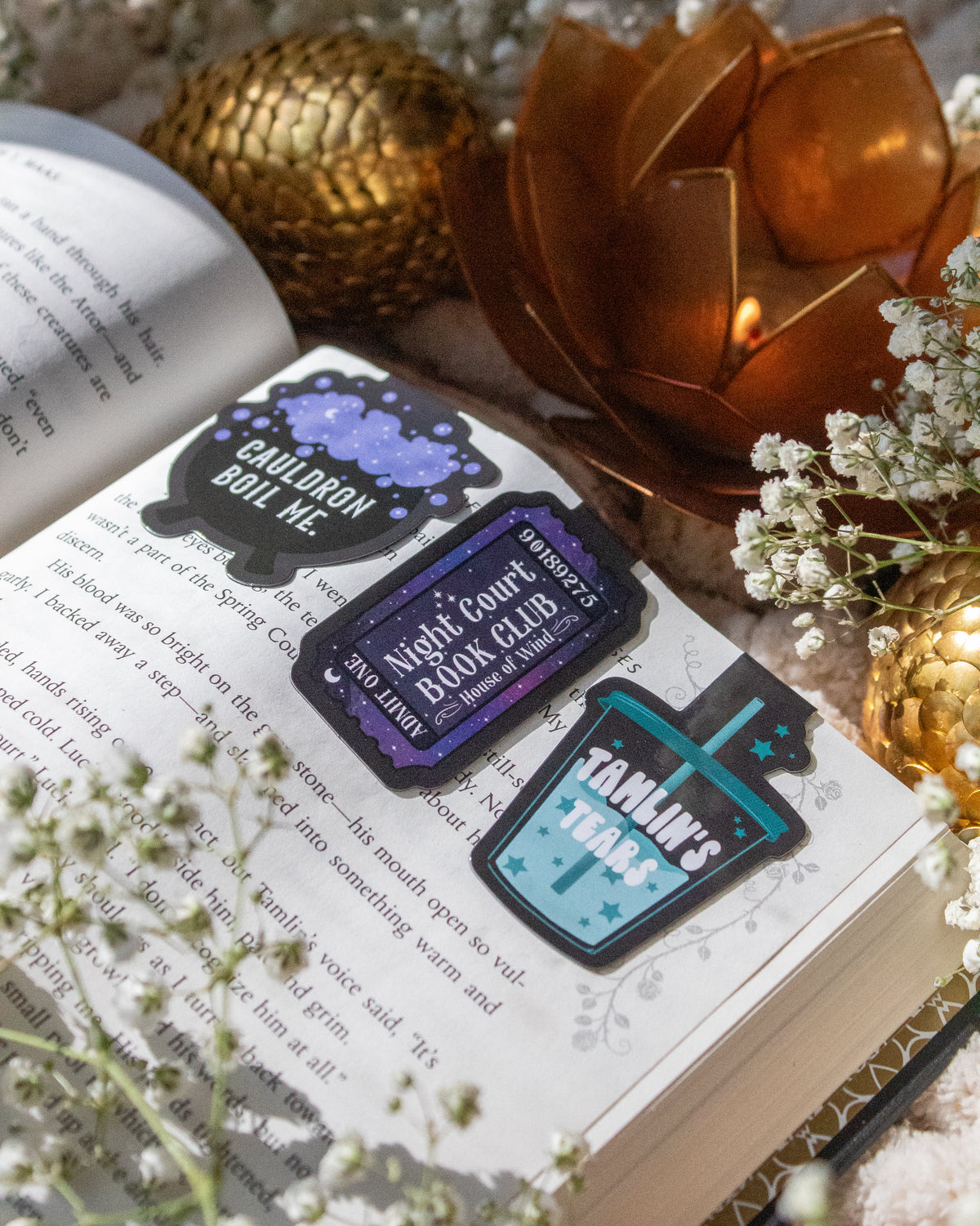 ACOTAR | Magnetic Bookmarks | Set of 3