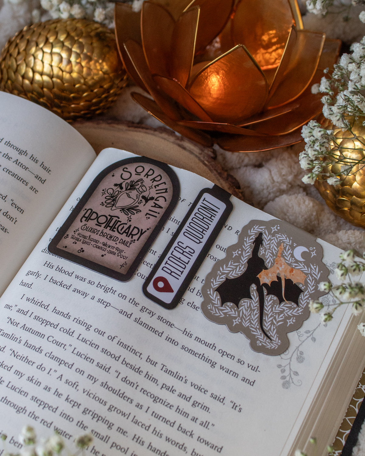 Fourth Wing | Magnetic Bookmarks Set of 3