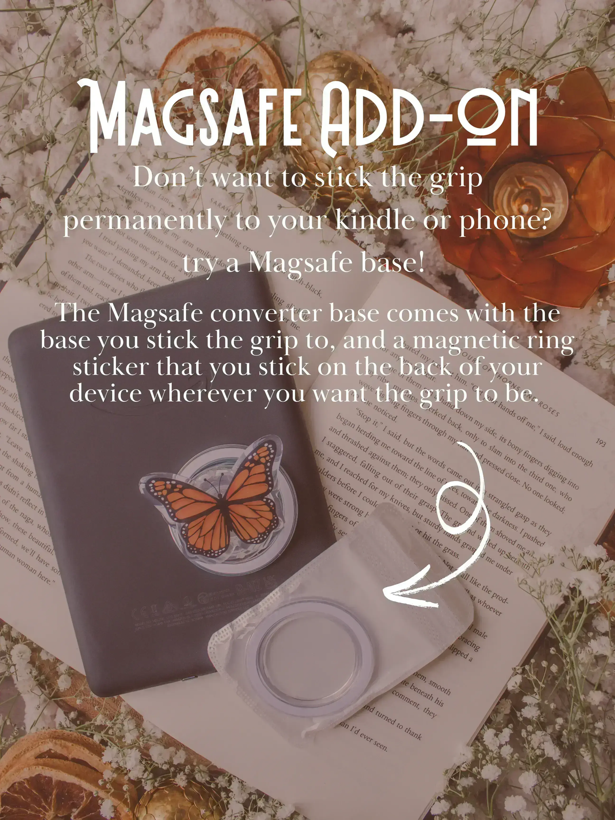 Spark of The Everflame Flameroot Potion Kindle / Phone Grip