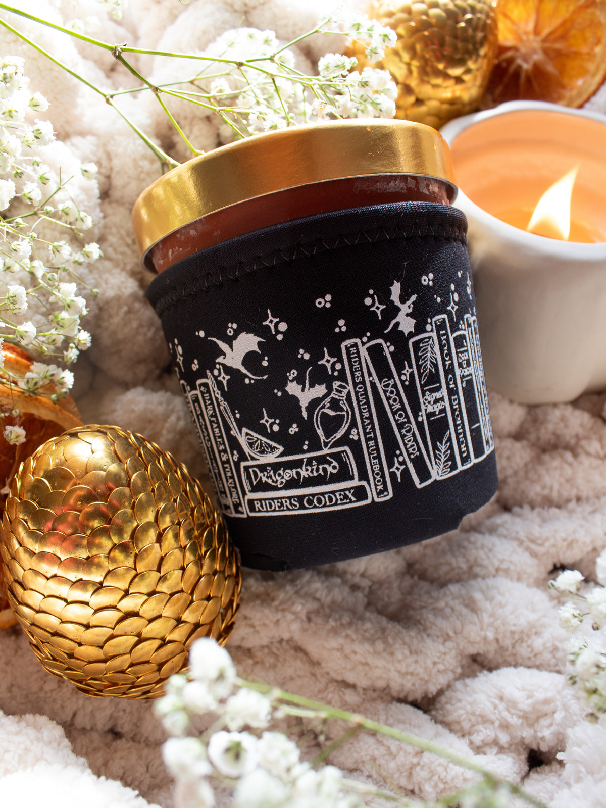 Fourth Wing | Violet's Bookshelf Ice Cream Pint Sleeve