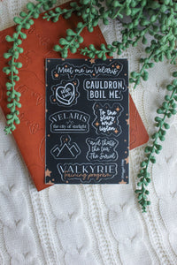 Meet Me In Velaris Bookish Sticker Sheet