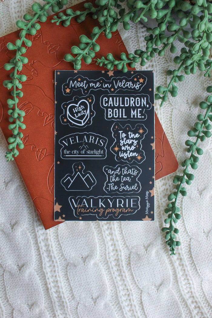 Meet Me In Velaris Bookish Sticker Sheet