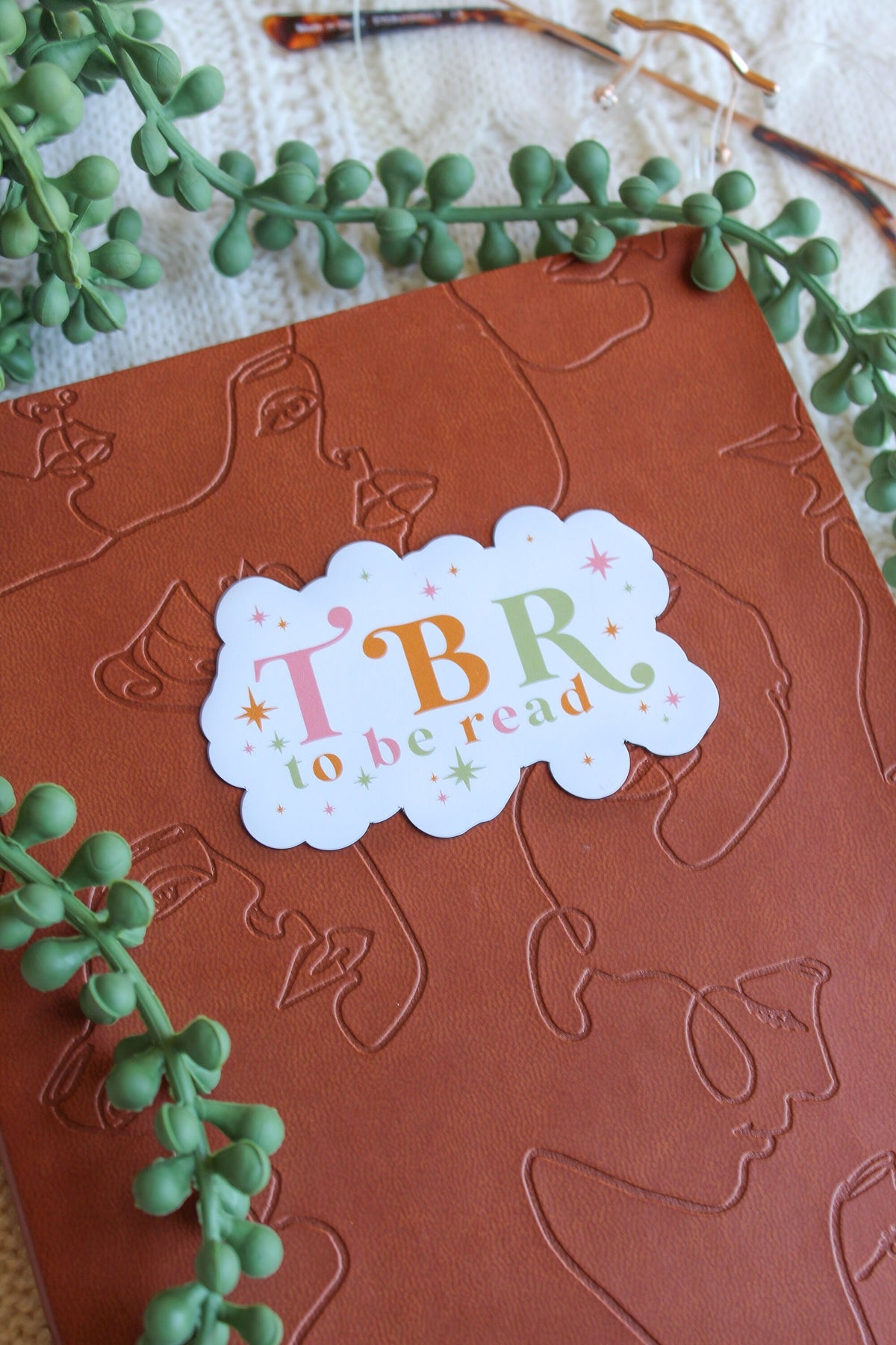 Colorful TBR To Be Read Magnet