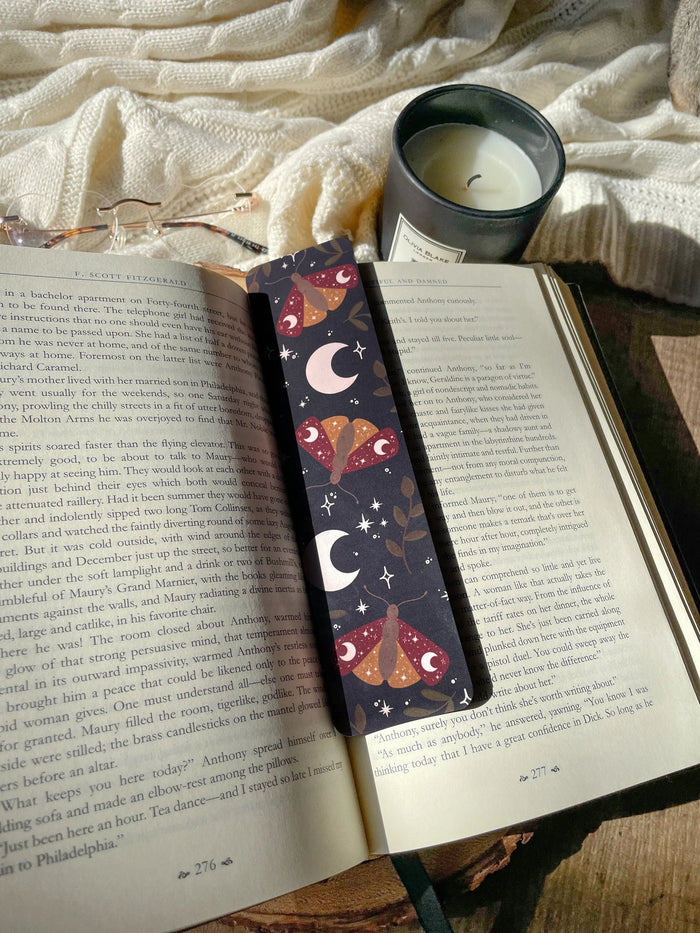 Midnight Moths Bookmark