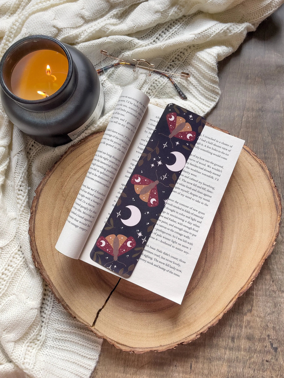 Midnight Moths Bookmark