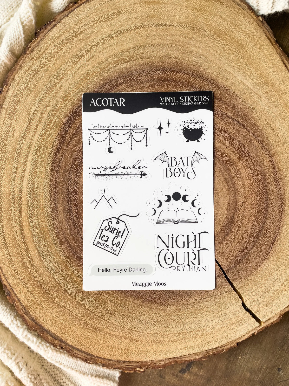 ACOTAR Sticker Sheet