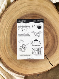 ACOTAR Sticker Sheet