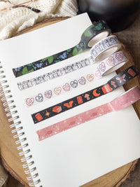 Midnight Lilypad Washi Tape | 15mm Wide by 10m long