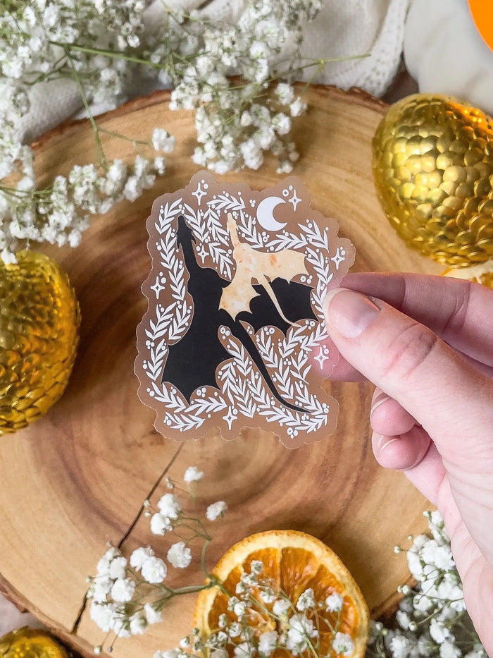 Fourth Wing | Tairn and Andarna Double Trouble Dragon Waterproof Sticker