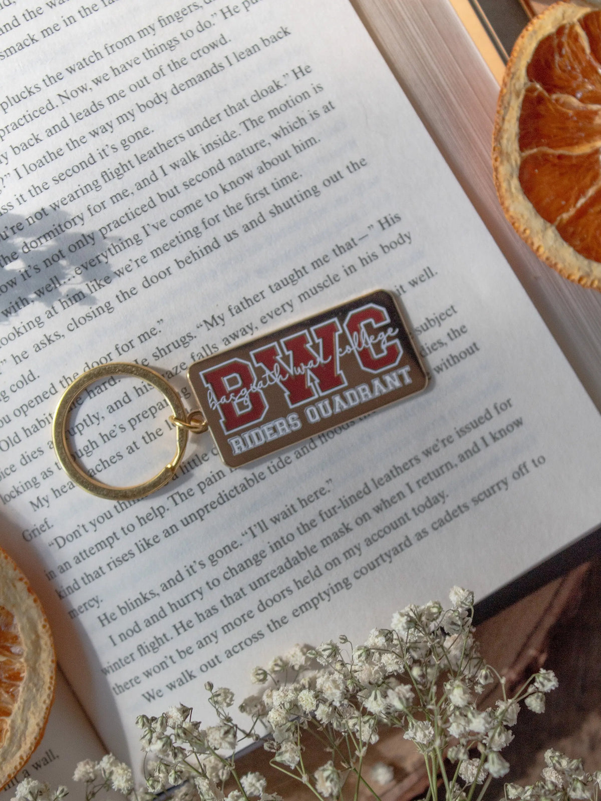 Fourth Wing | BWC Basgiath War College Hard Enamel Keychain