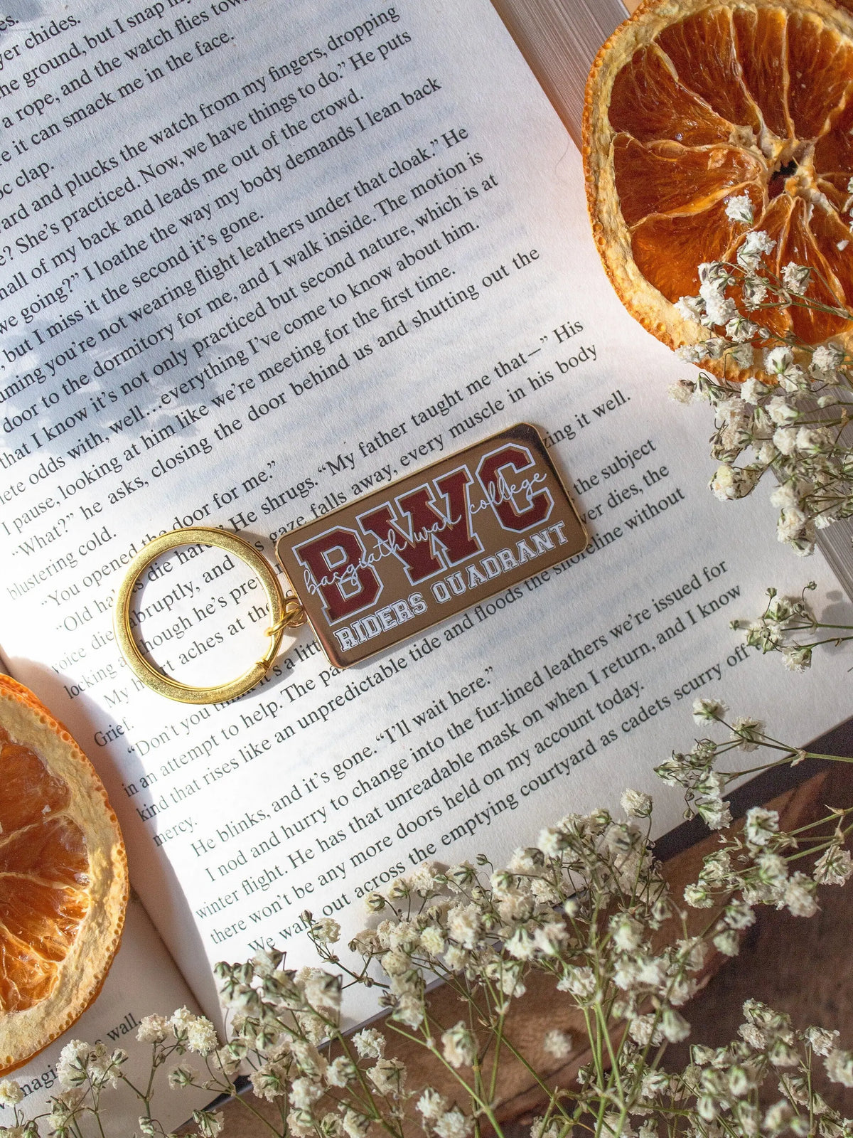 Fourth Wing | BWC Basgiath War College Hard Enamel Keychain