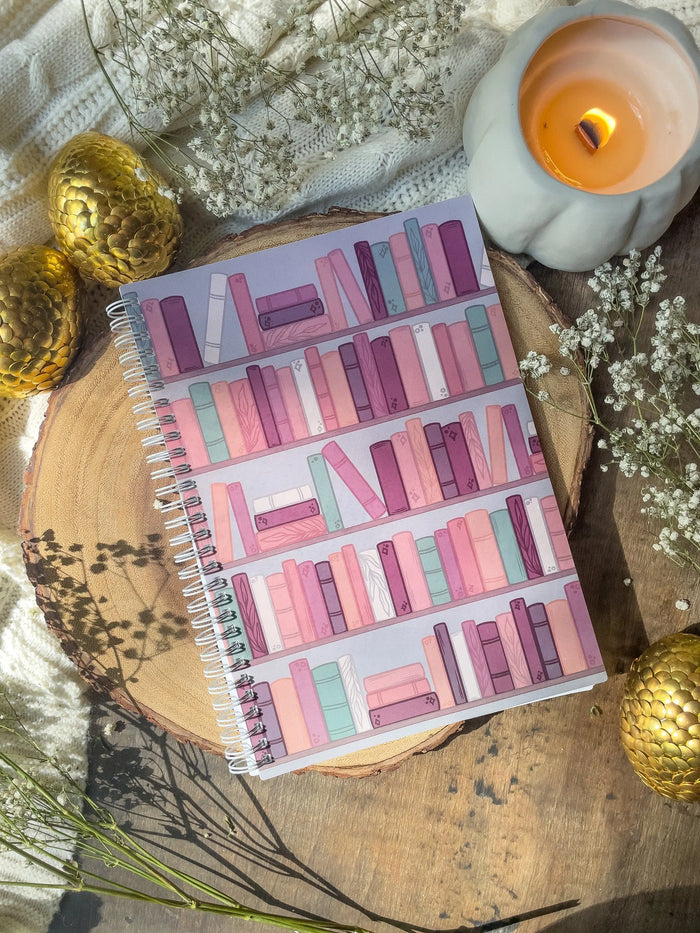 Cozy Bookshelf Reusable Sticker Collecting Book