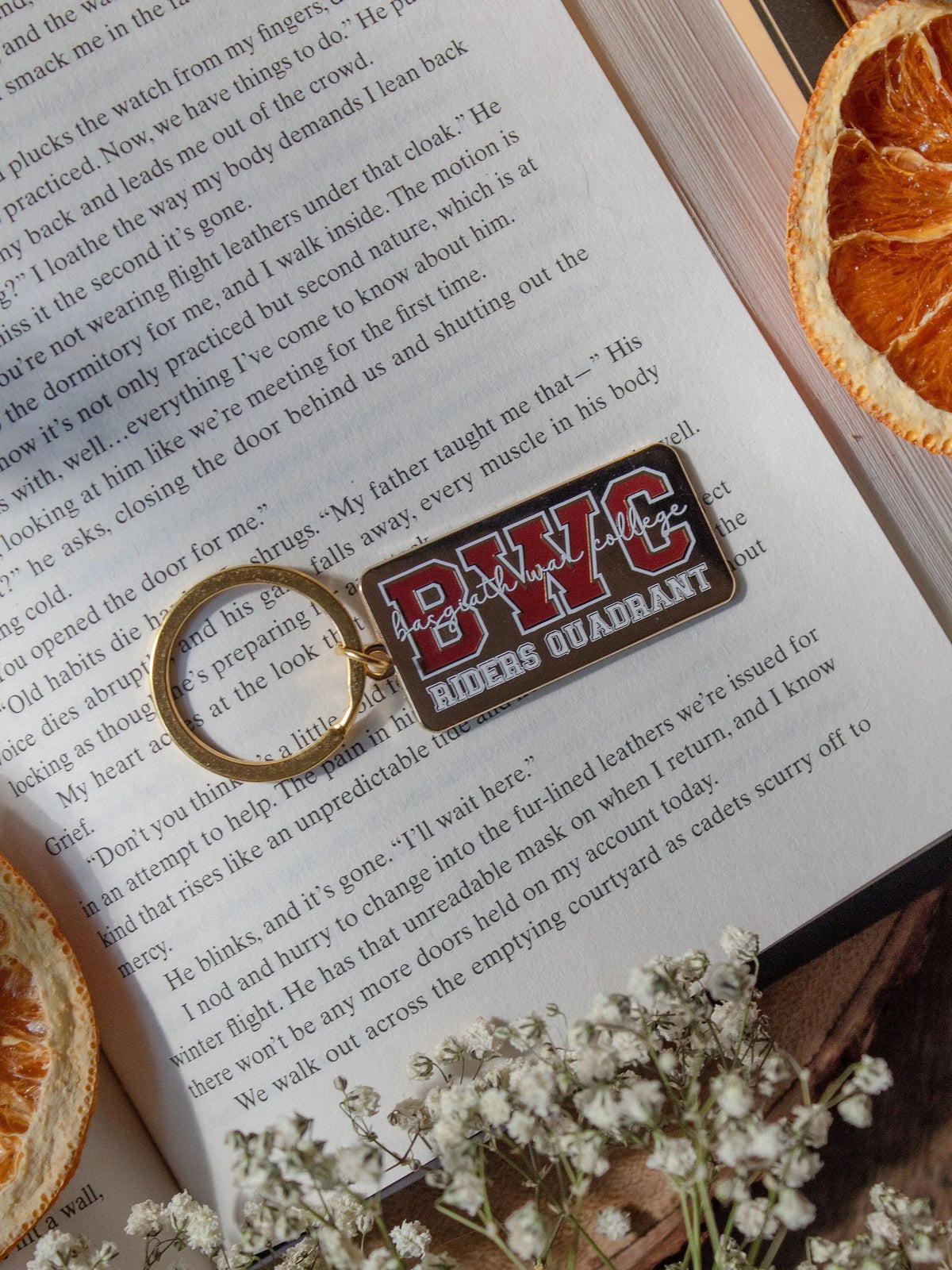 Fourth Wing | BWC Basgiath War College Hard Enamel Keychain