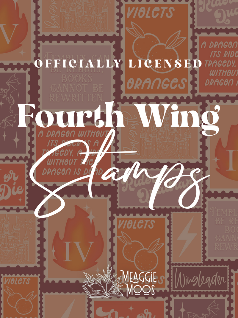 Fourth Wing Stamps