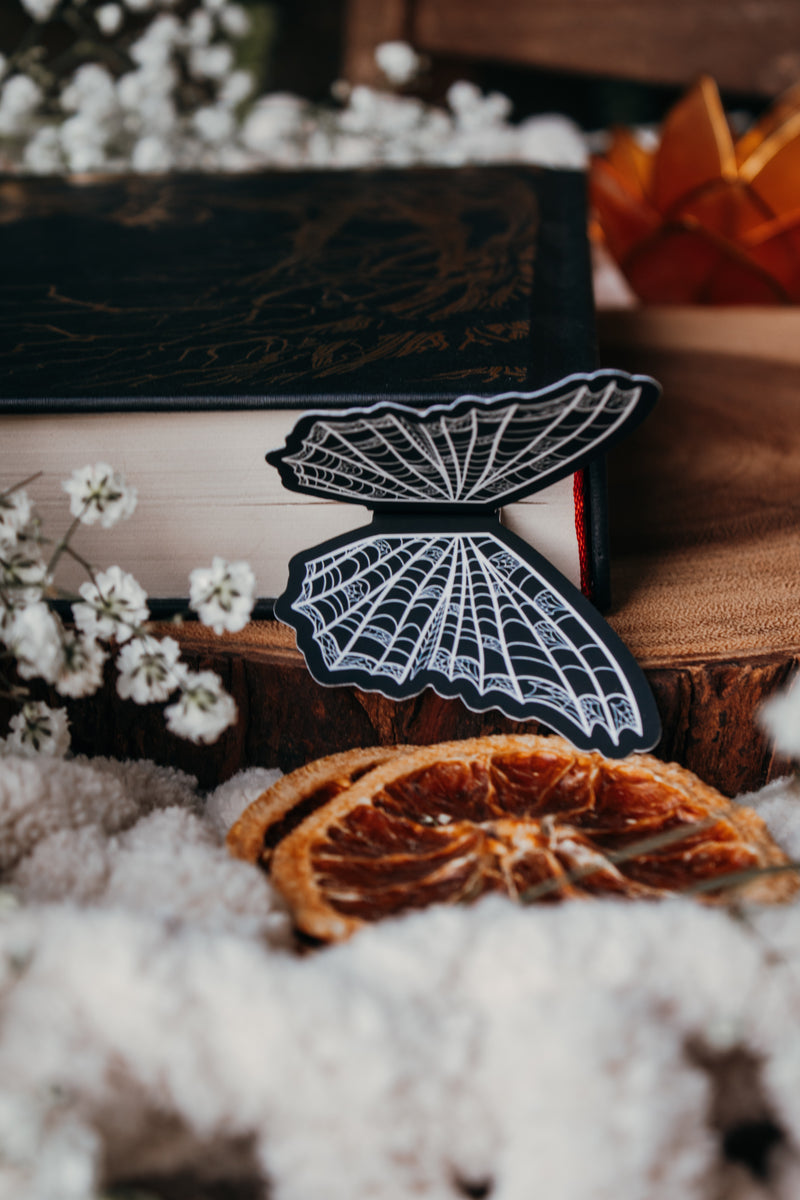Spiderweb Butterfly Wings 3D Bookmark