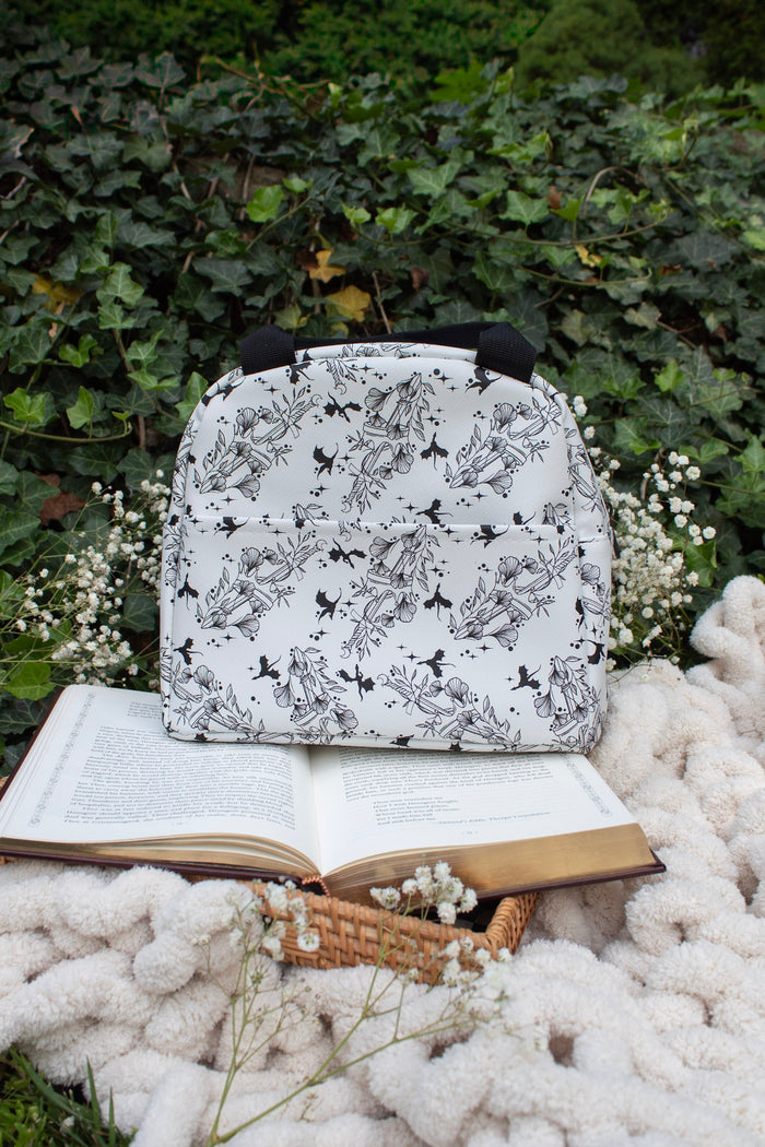 Bookish Lunch Tote Bag | Ivory Swords