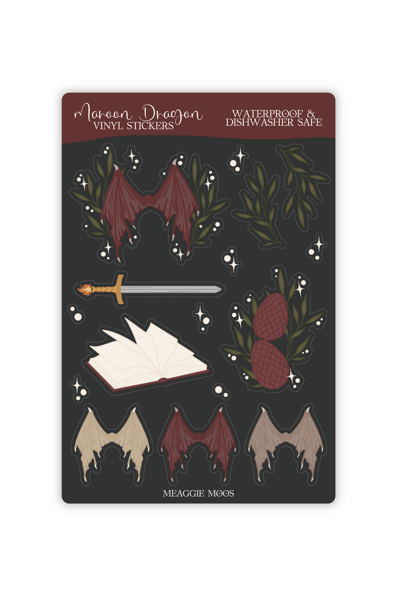 Dragons Den Sticker Sheet