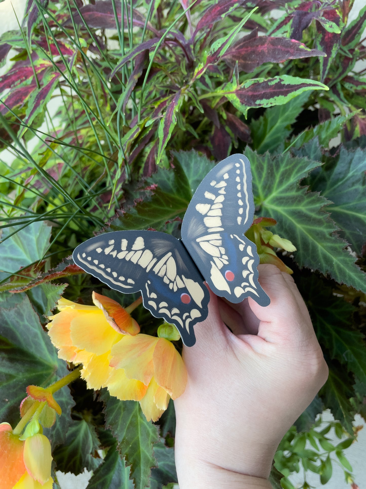 Swallowtail Butterfly Wings 3D Bookmark