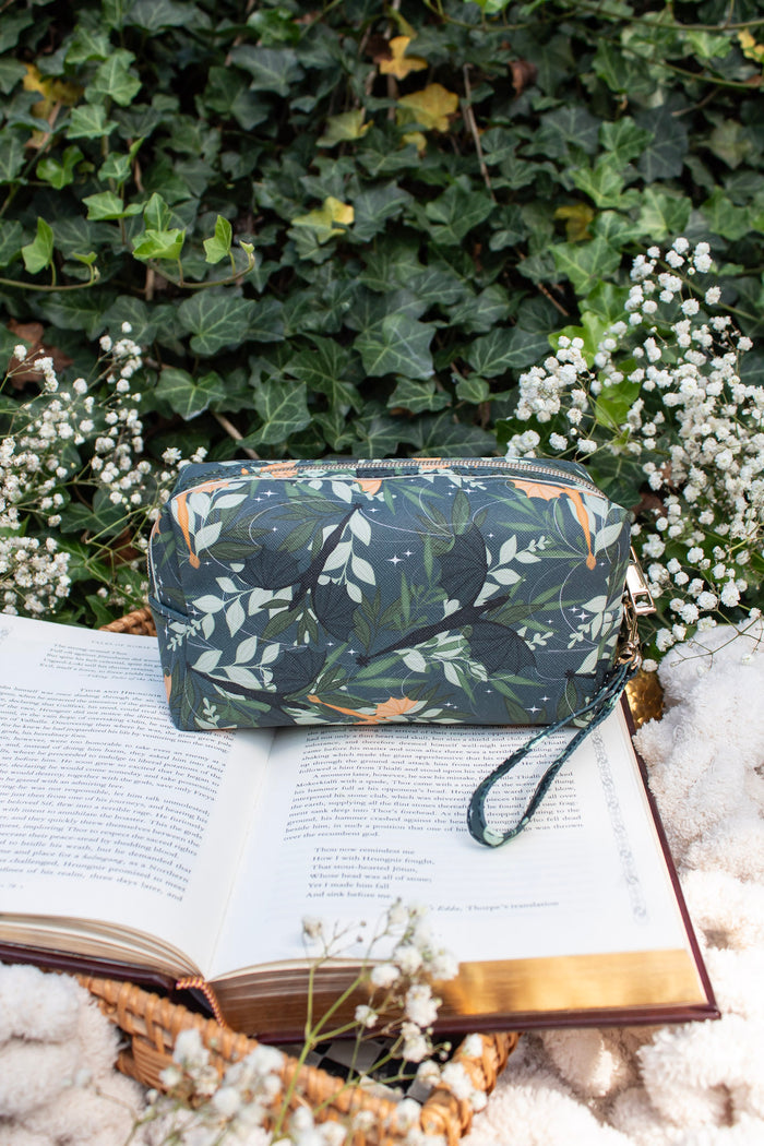 Bookish Cosmetic / Pencil Pouch Zip Bag | Fourth Wing Tairn & Andarna