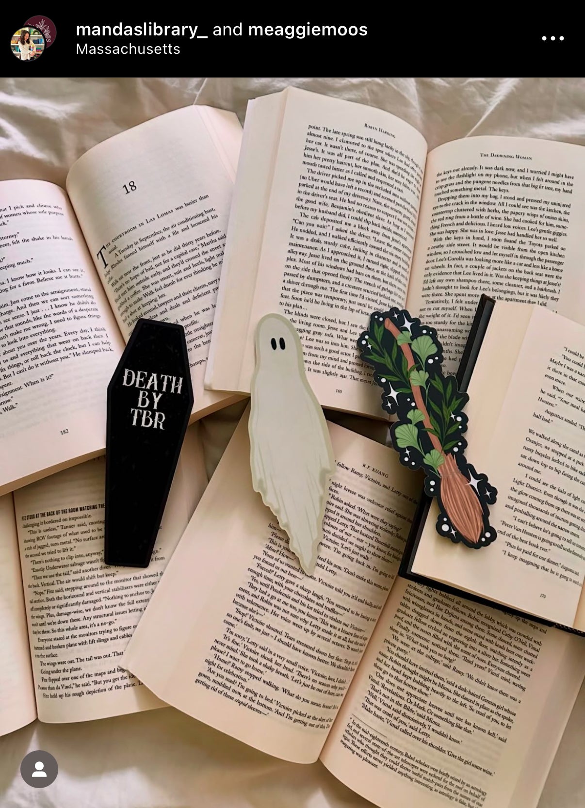 Death By TBR Coffin Bookmark