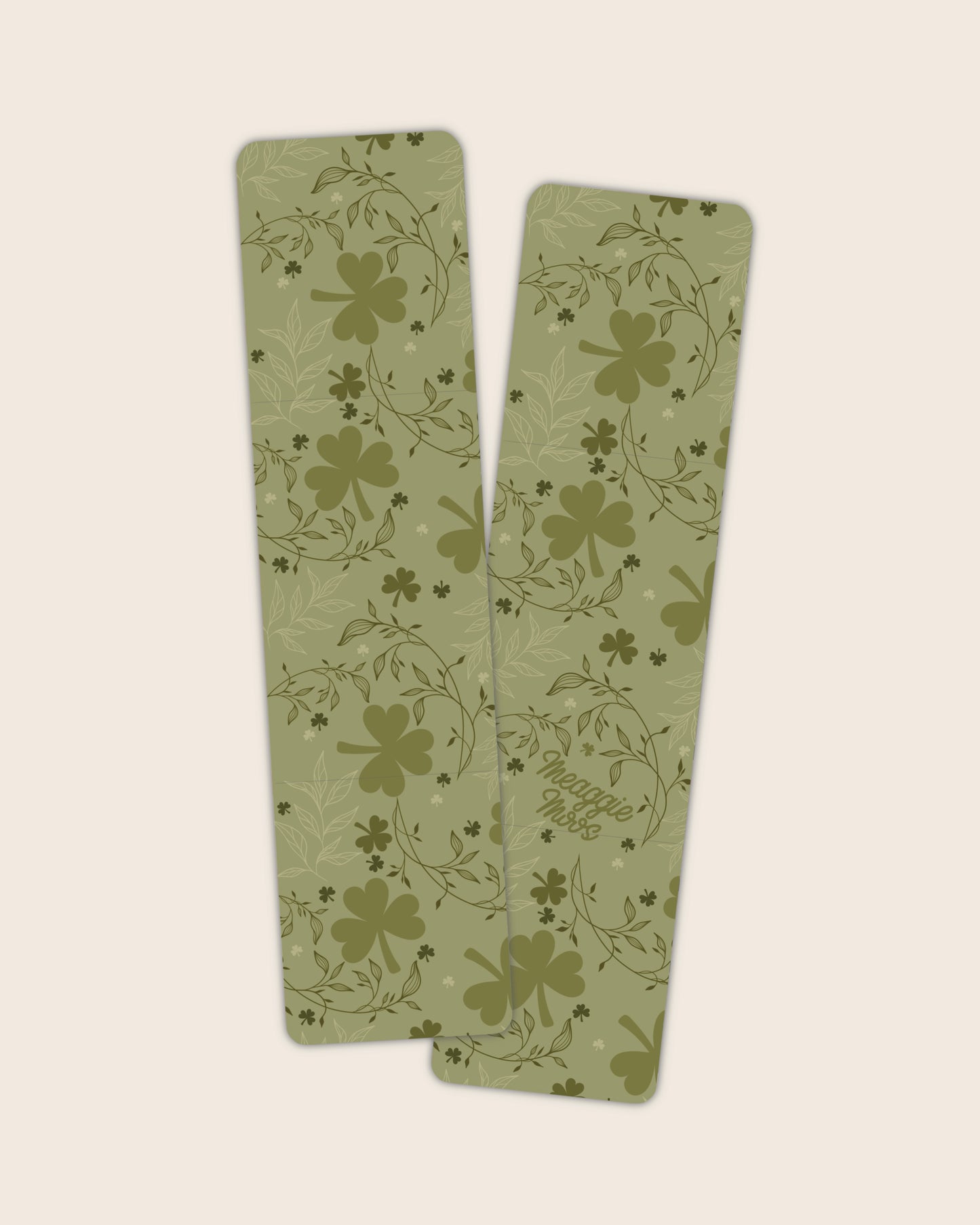 Bookmark | Floral Shamrock