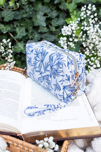 Bookish Cosmetic / Pencil Pouch Zip Bag | Porcelain Books