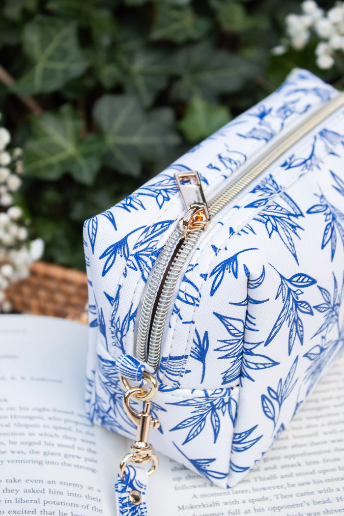 Bookish Cosmetic / Pencil Pouch Zip Bag | Porcelain Books