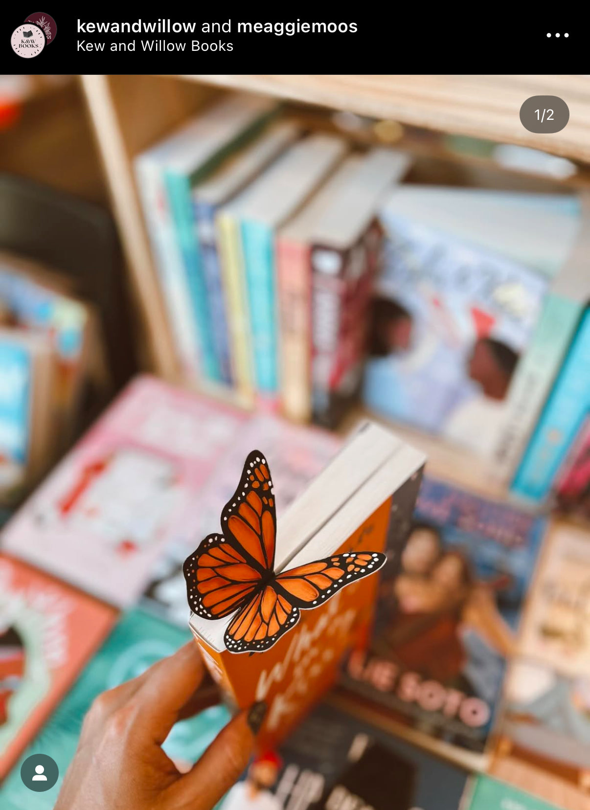 Monarch Butterfly Wings 3D Bookmark