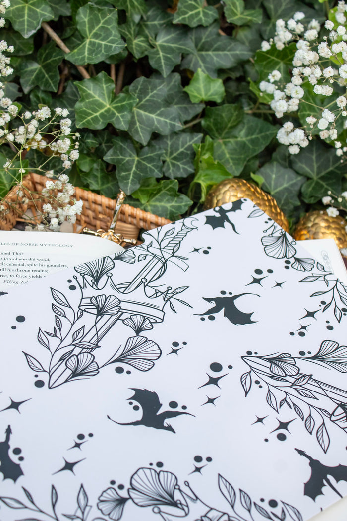 Bookish File Folders Set of 3 | Ivory Swords