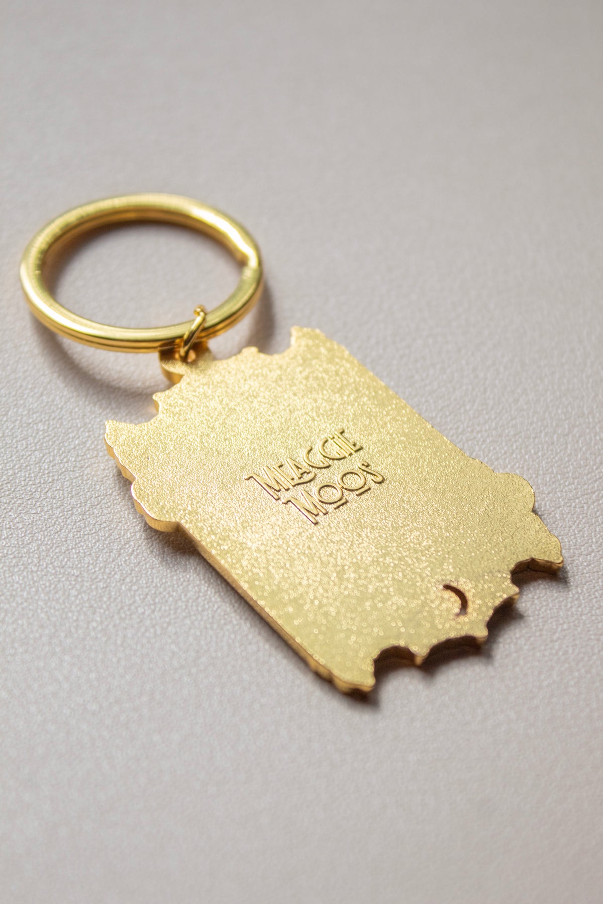 Night Sky Metal Keychain