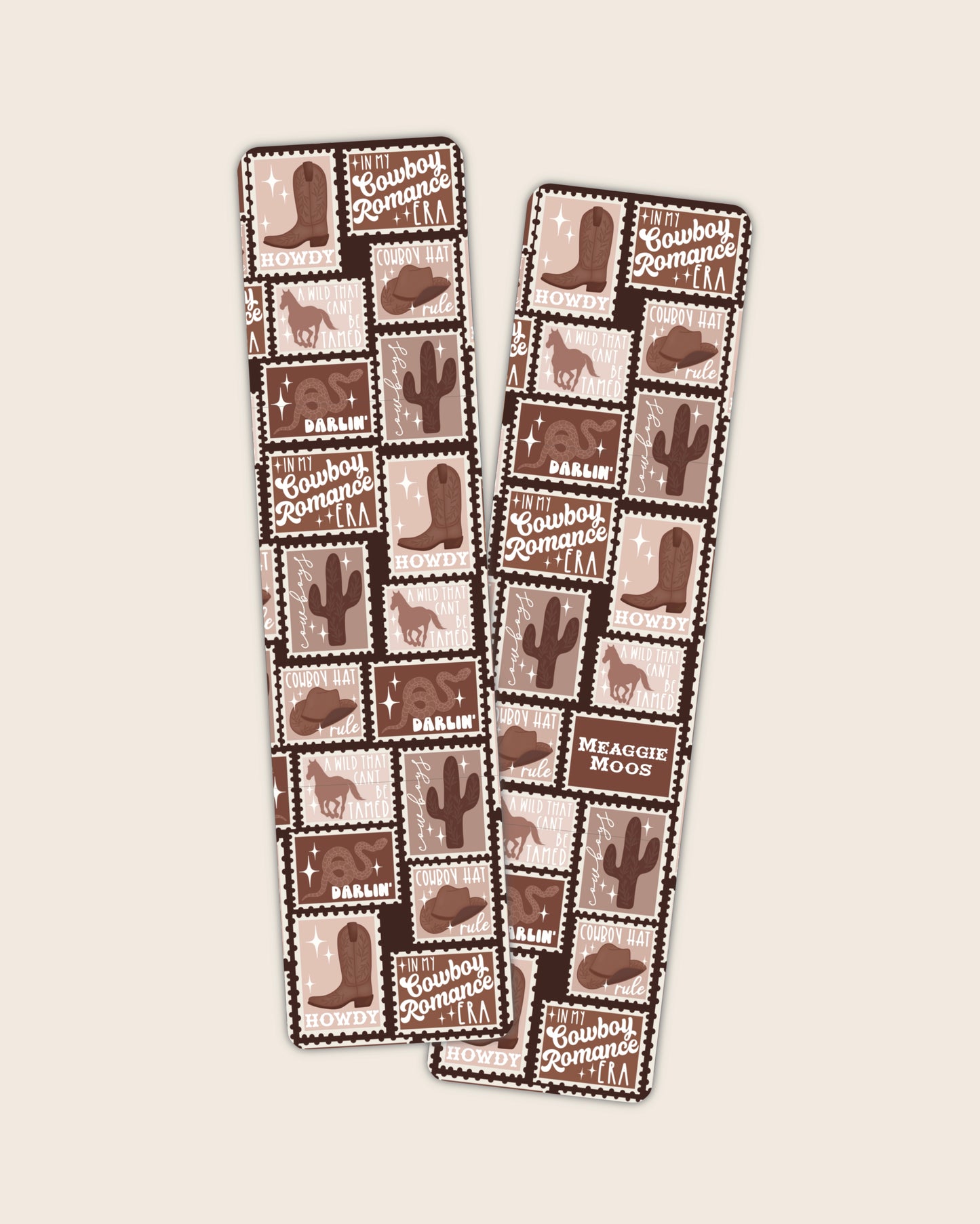 Bookmark | Cowboy Romance Stamps