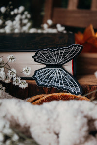 Spiderweb Butterfly Wings 3D Bookmark