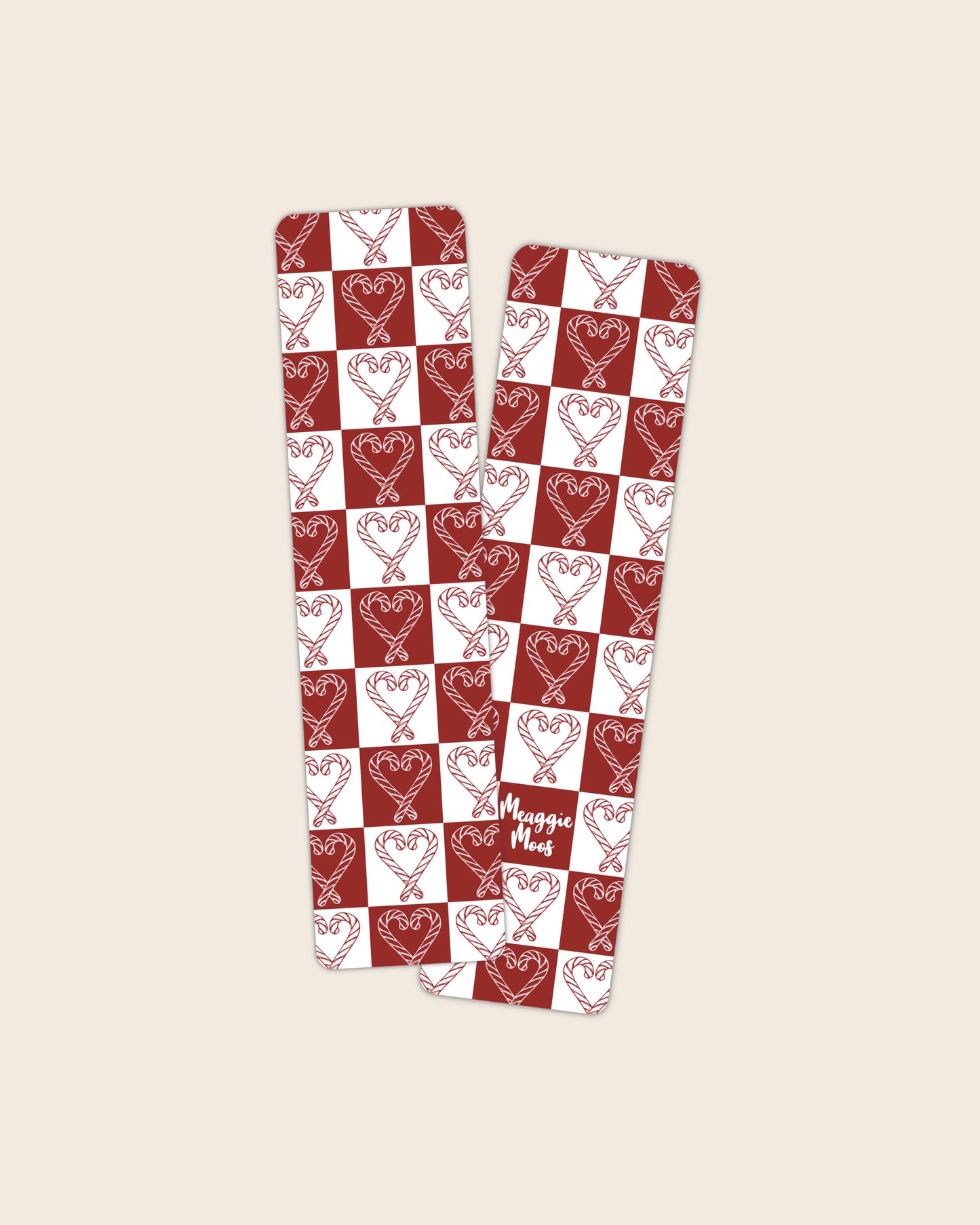 Bookmark | Candy Cane Check