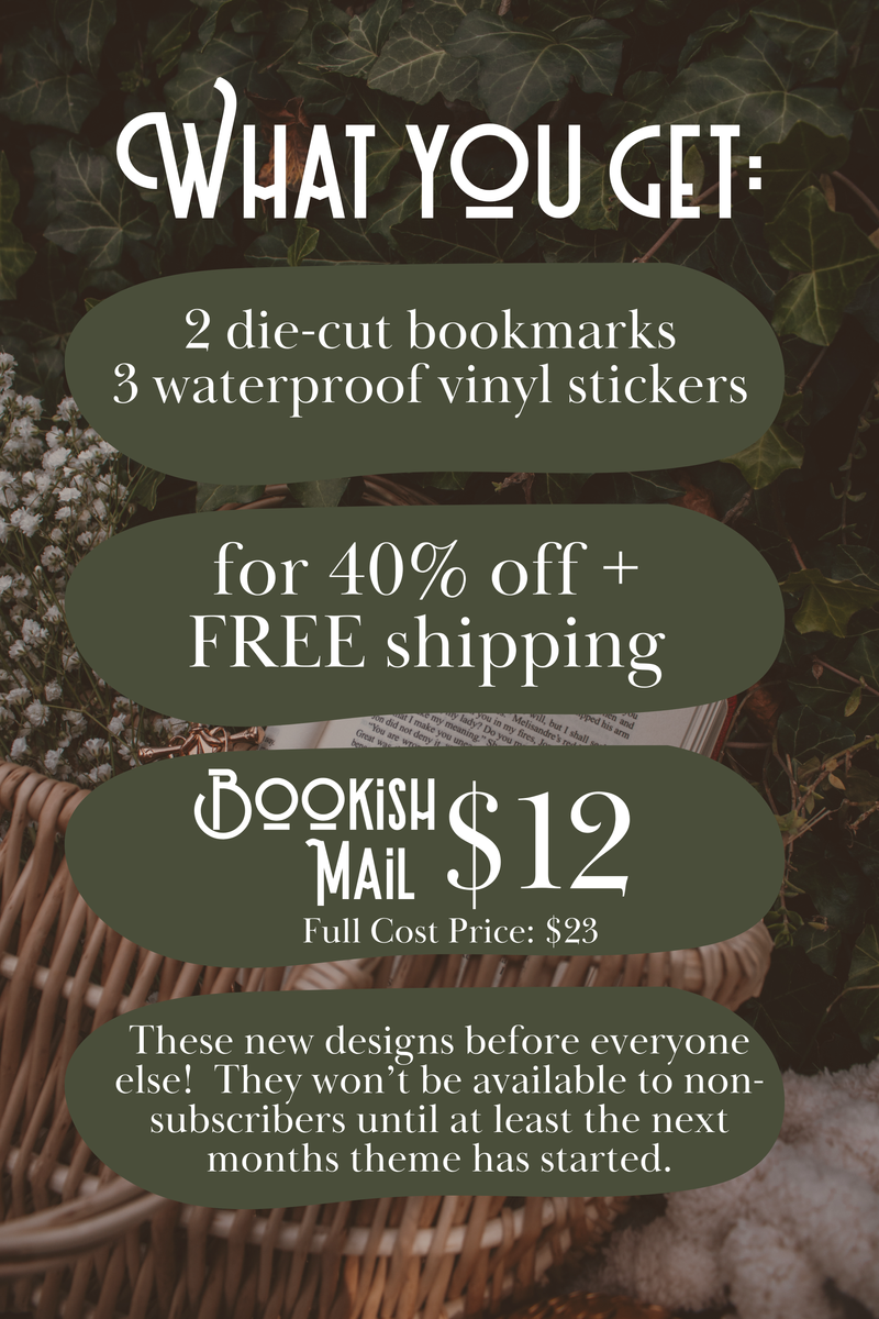 Bookish Mail Monthly Sticker Subscription