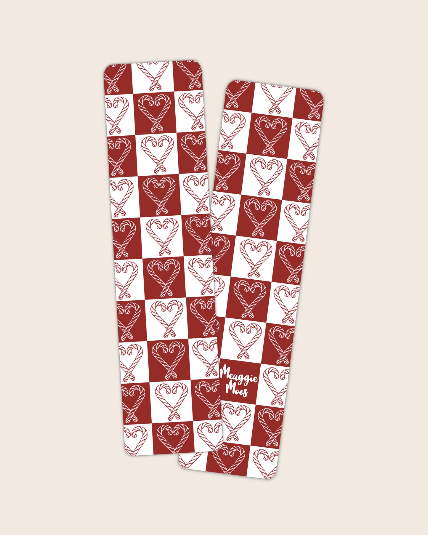 Bookmark | Candy Cane Check