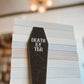 Death By TBR Coffin Bookmark