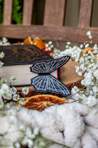 Spiderweb Butterfly Wings 3D Bookmark