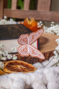 Gingerbread Butterfly Wings 3D Bookmark