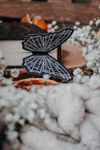 Spiderweb Butterfly Wings 3D Bookmark