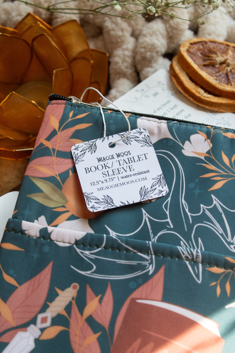Water-Resistant Book / Tablet Sleeve | Dragons Grove
