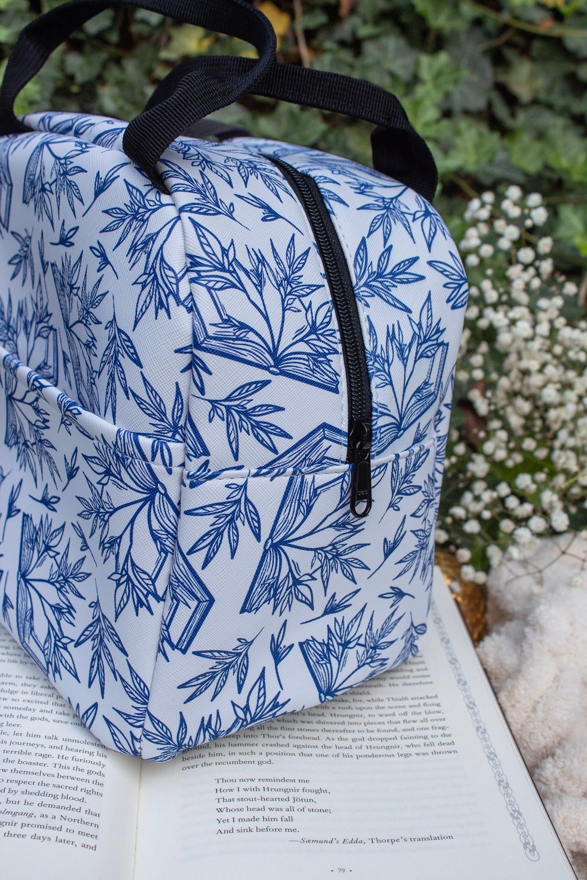 Bookish Lunch Tote Bag | Porcelain Books