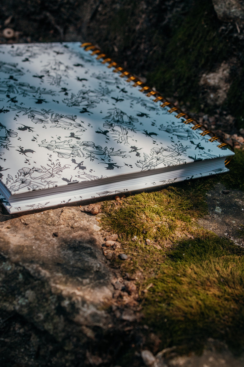 Ivory Swords Hardcover Notebook
