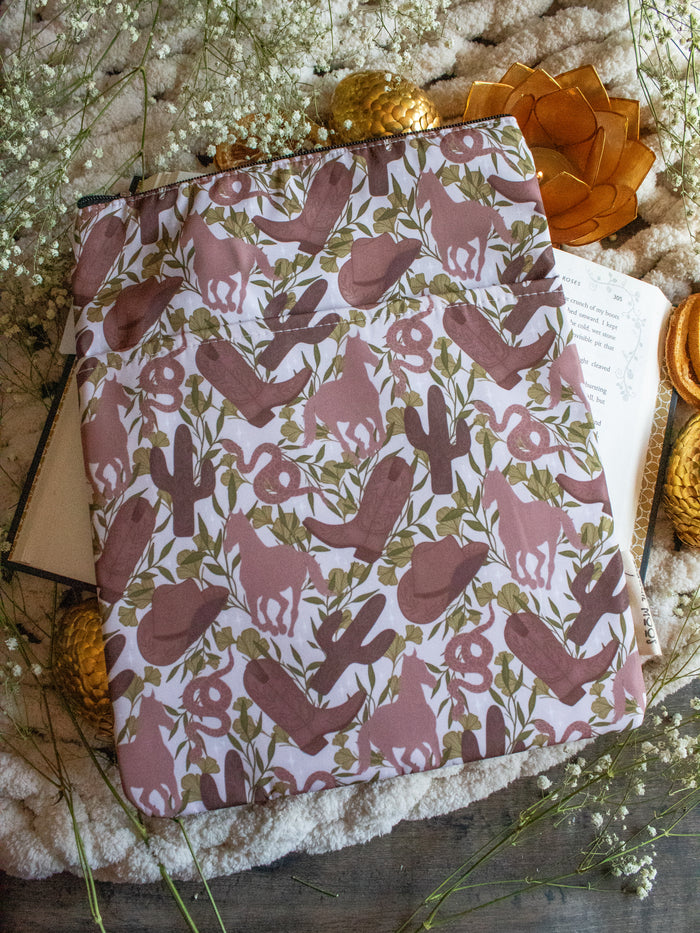 Water-Resistant Book / Tablet Sleeve | Cowboy Romance