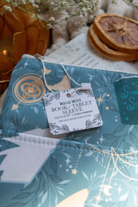 Water-Resistant Book / Tablet Sleeve | Stars & Stories