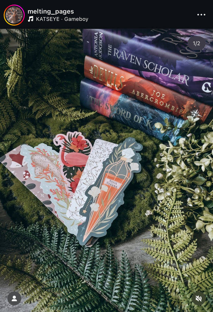 Aqua Tofana Vial Bookmark