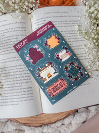 Cozy Night in Reading Sticker Sheet