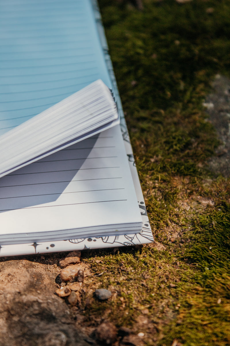 Ivory Swords Hardcover Notebook